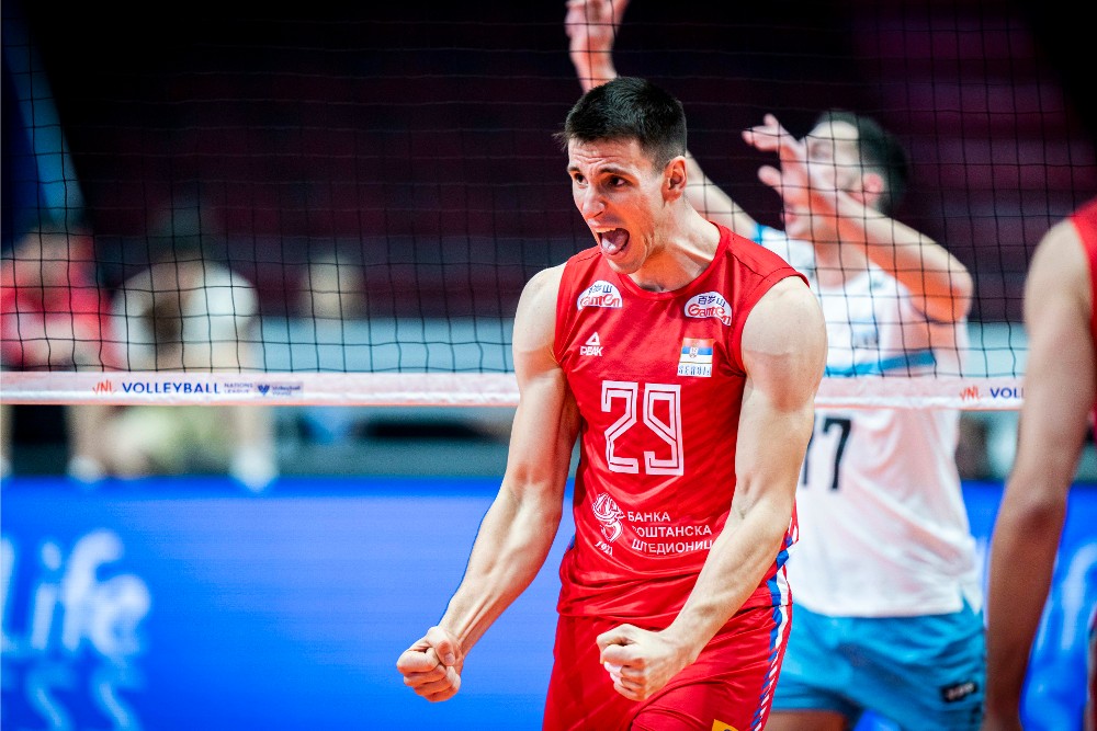 Nedeljković u dresu reprezentacije (FIVB)