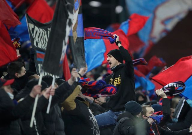 Navijači CSKA iz Moksve (©Reuters)