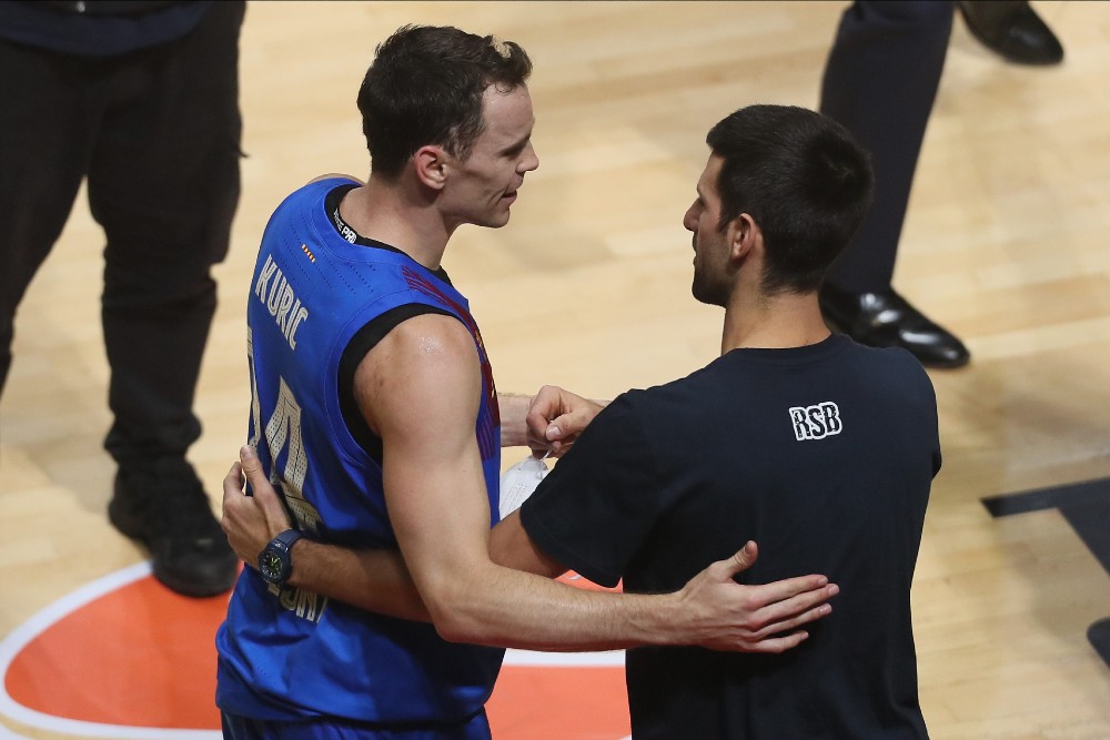 Kajl Kurič i Novak Đoković (Foto: MN Press)