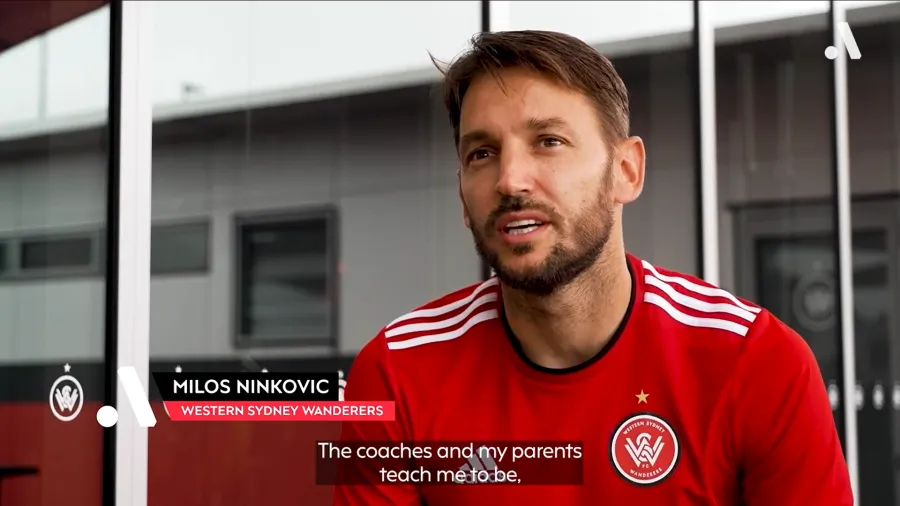 ©Printscreen (Miloš Ninković je sada pomoćni trener Vestern Sidnej Vonderersa)