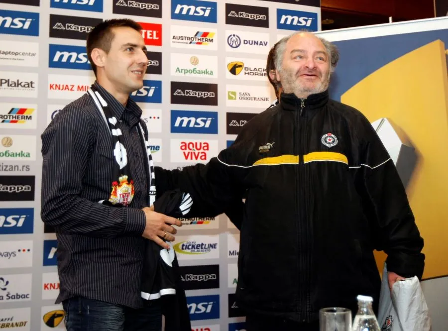 Na promociji u Partizanu (@MNPress)