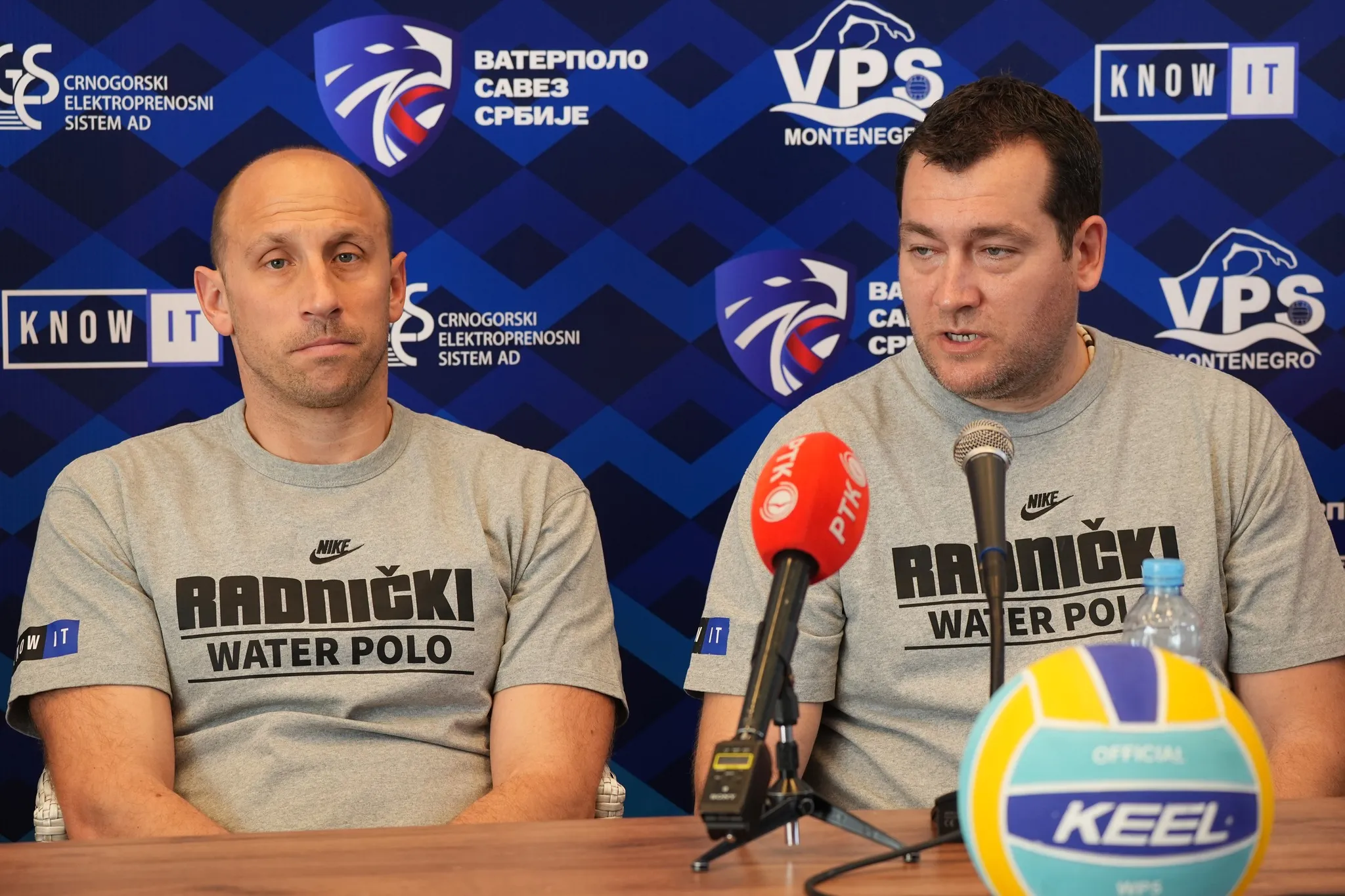 Uroš Stevanović i Andrija Prlainović (©VK Radnički)