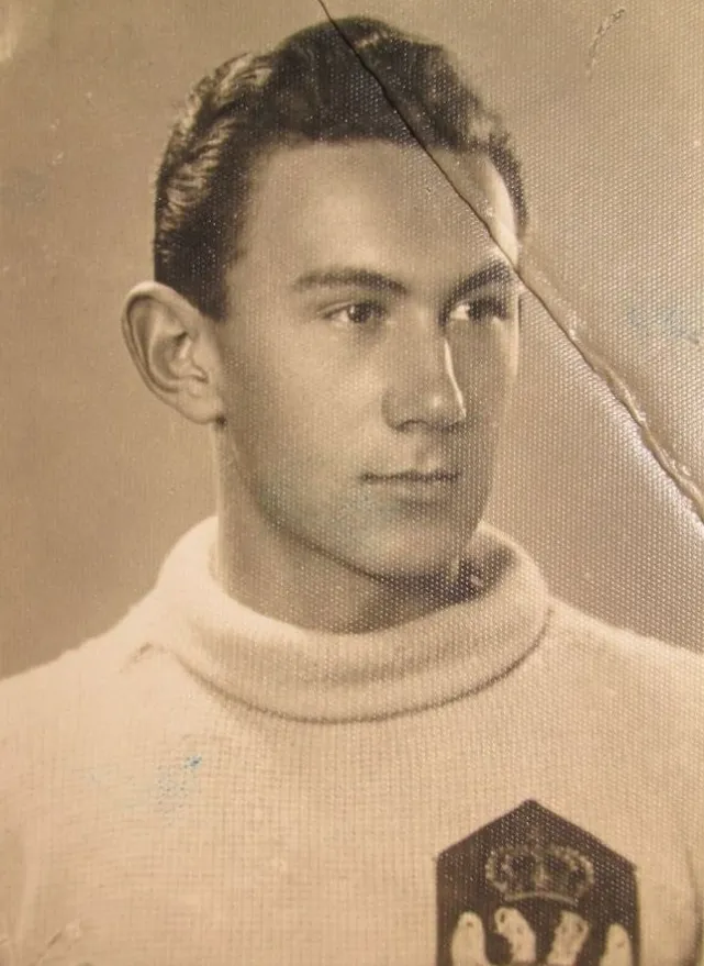Ljuba Lovrić, kao predratni golman Jugoslavije
