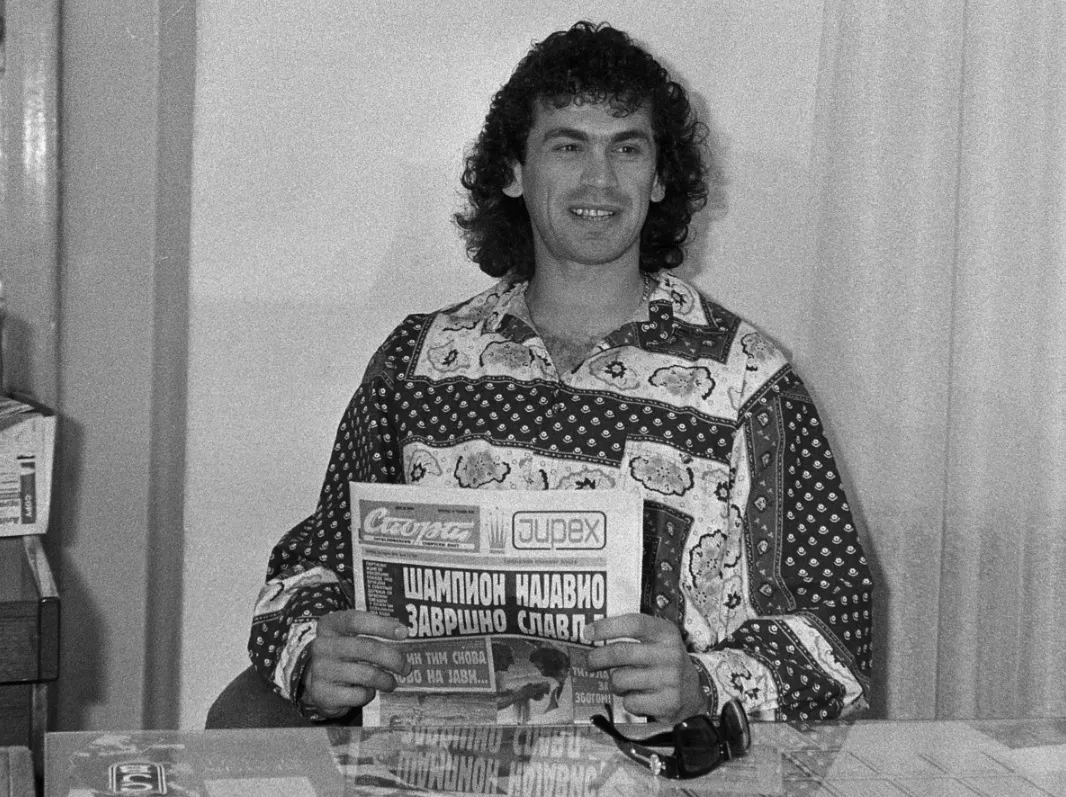 Zvezdan Terzić u Sportu sredinom devedesetih
