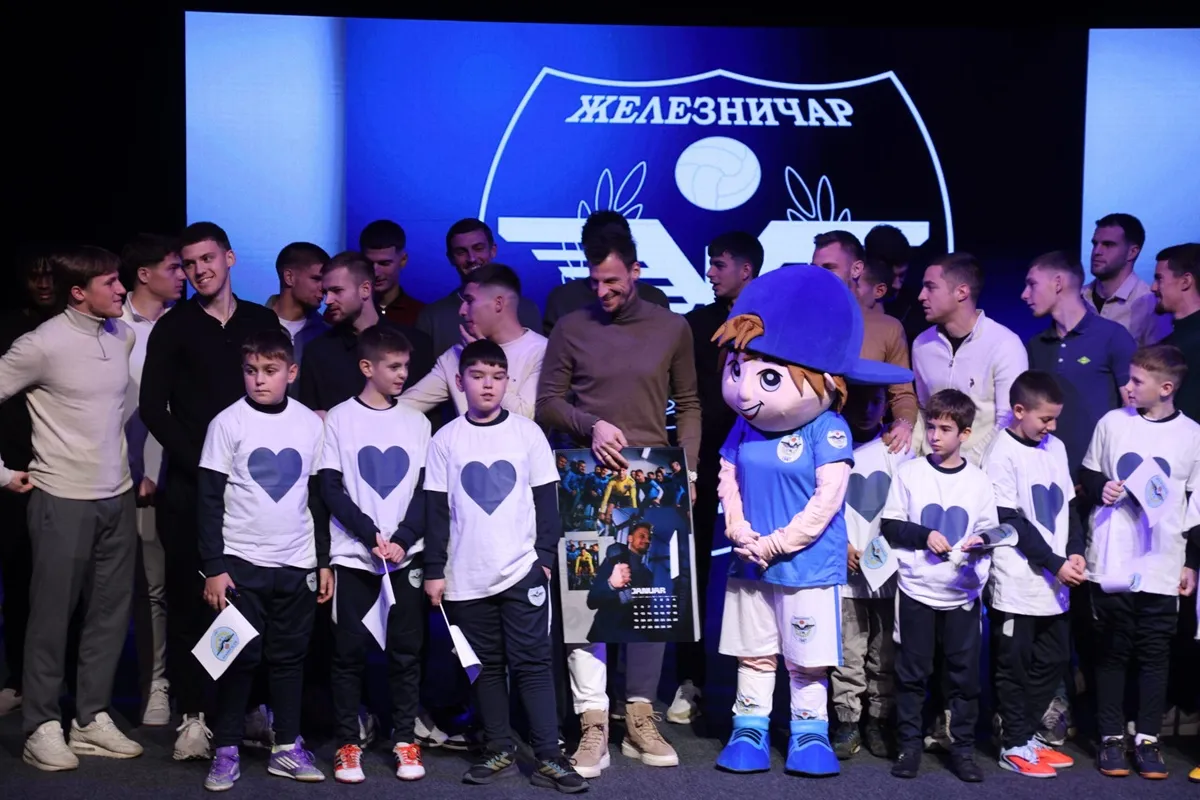 Sa promocije kalendara (FK Železničar)
