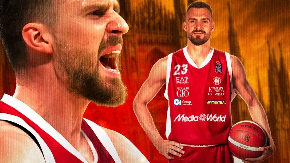 Marko Gudurić u dresu Olimpije (Foto: KK Olimpija Milano)