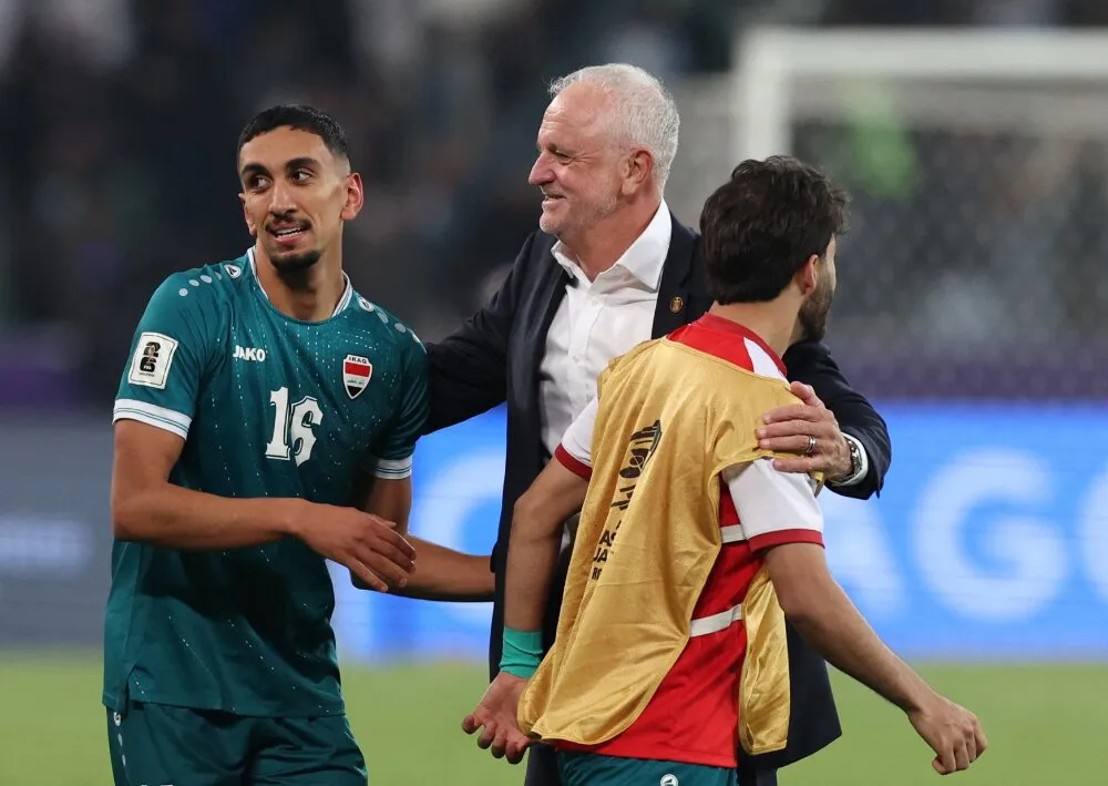 Junak Amir Al Amari i selektor Grejem Arnold (©Reuters)