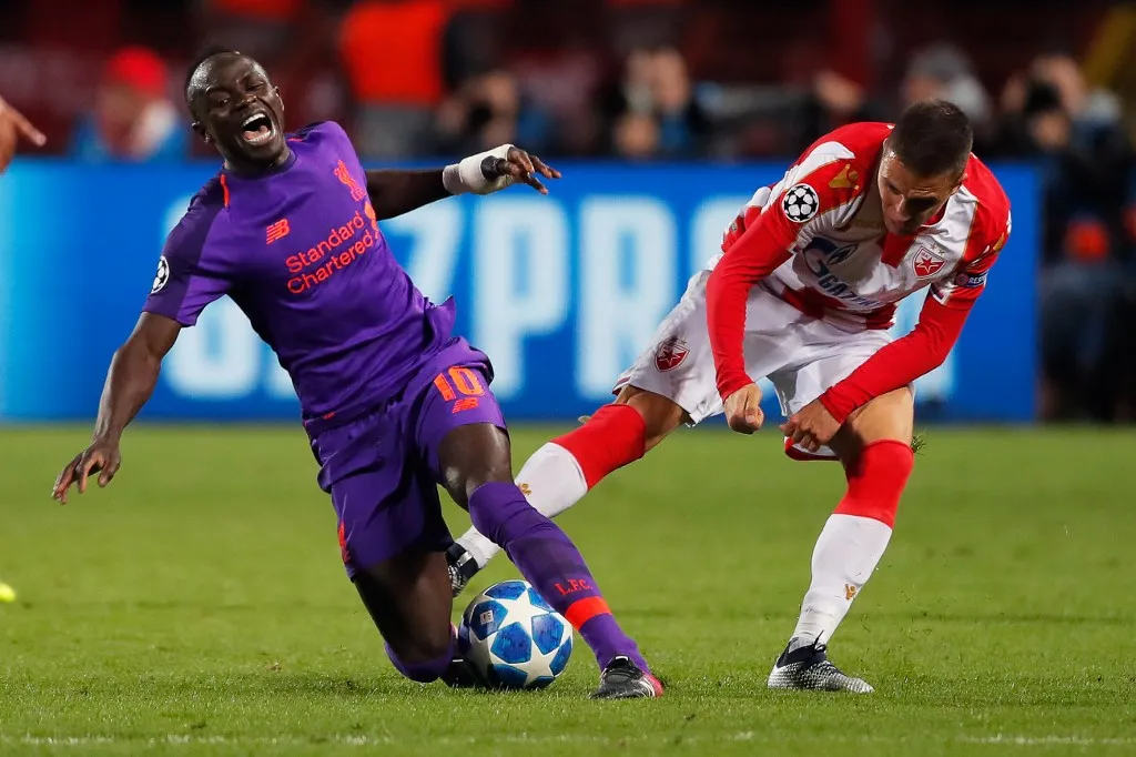 Sadio Mane tokom utakmice u Beogradu (©AFP)