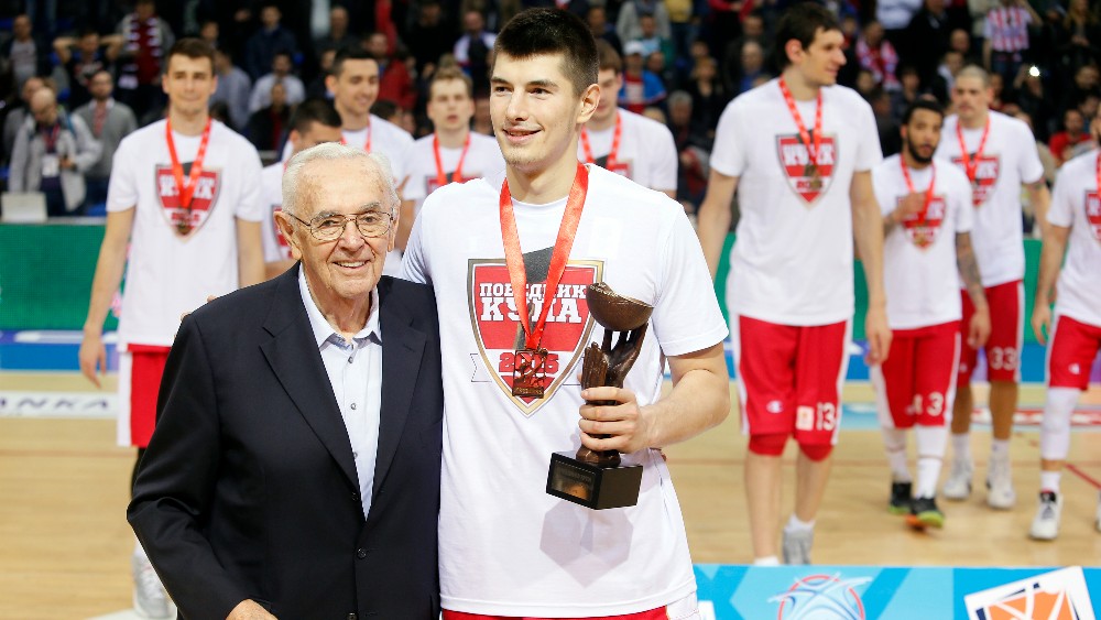Mladi Luka Mitrović i legendarni Bora Stanković (©Star Sport)