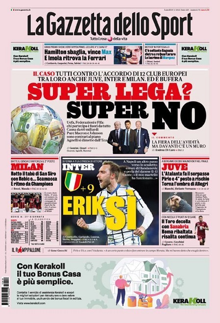 Gazeta: Superliga? Super NE!
