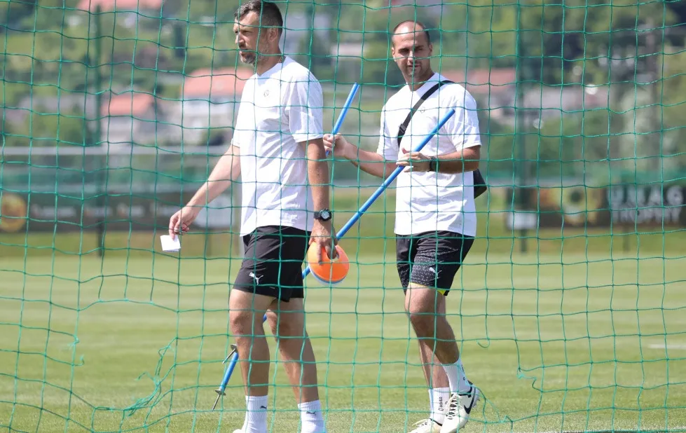 Srđan Ostojić i Aleksandar Kirovski ©FK Partizan