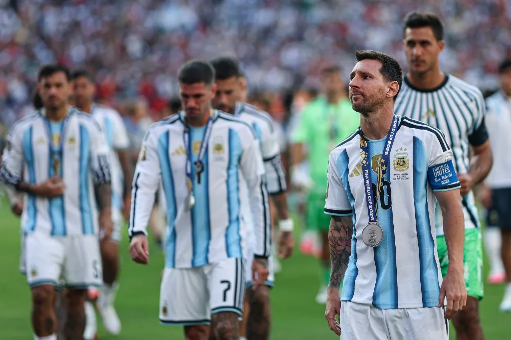 Lionel Mesi i Argentinci (©AFP)