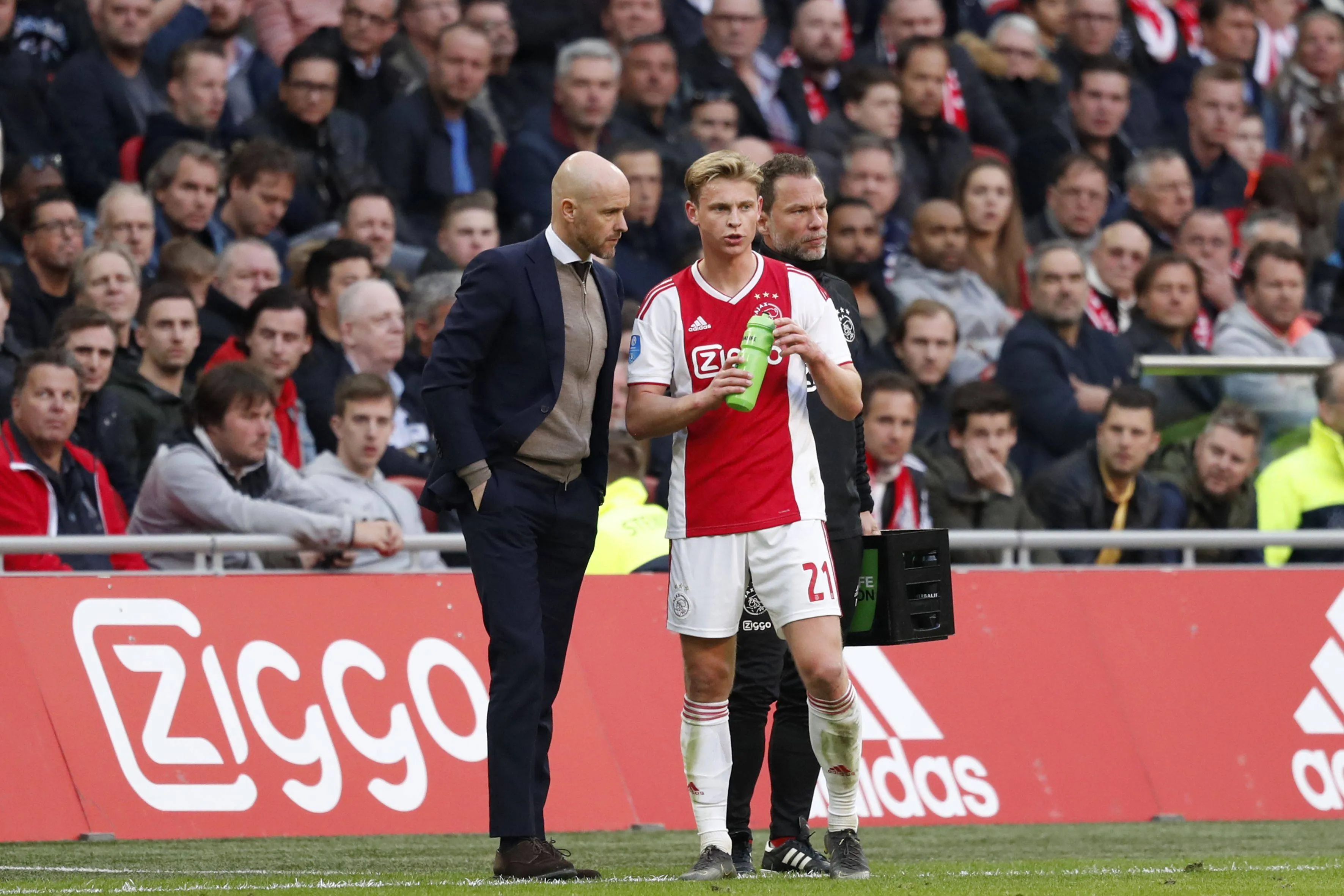 Erik ten Hag i Frenki de Jong (©Guliver image)