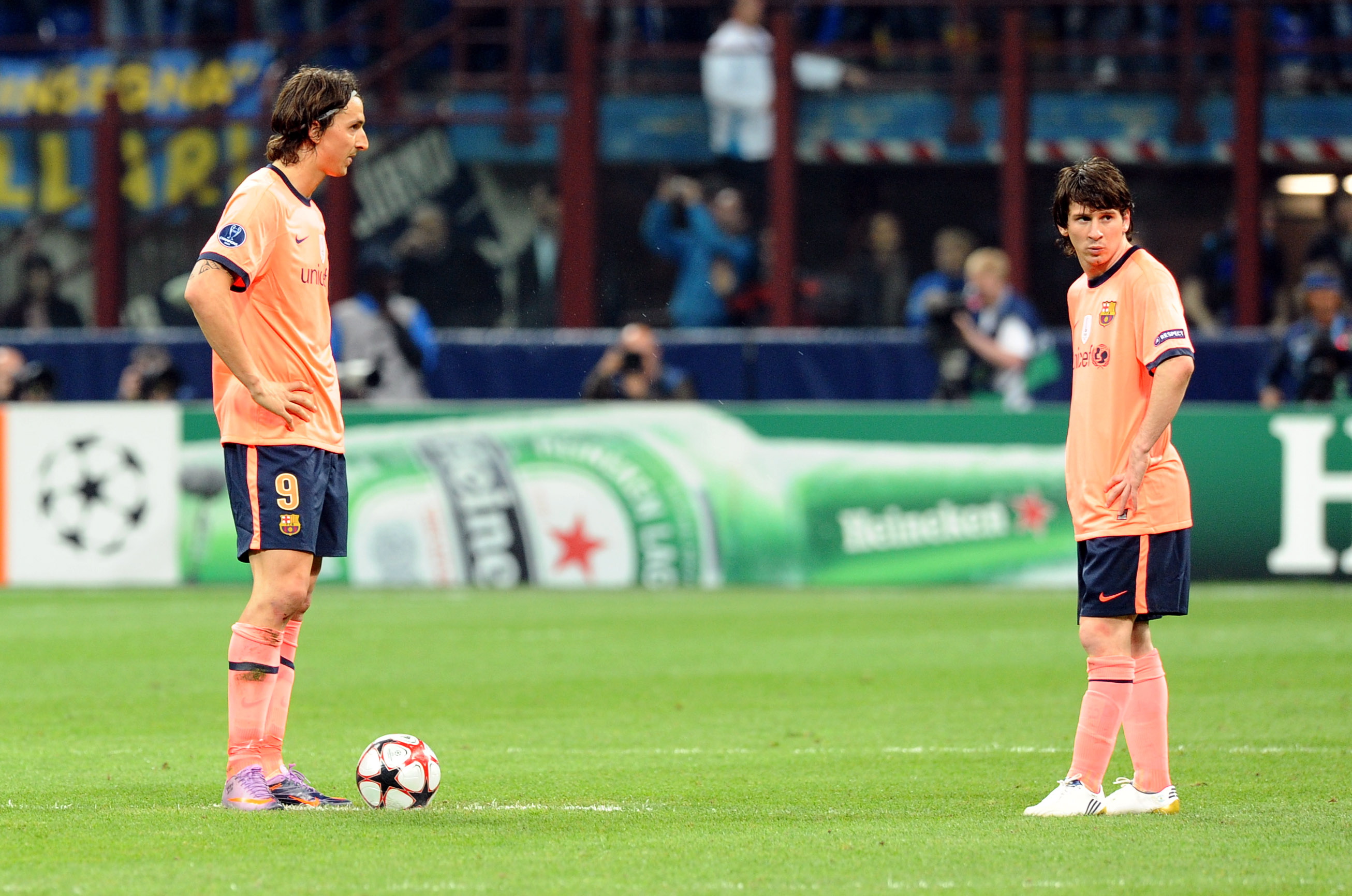 Mesi i Zlatan Ibrahimović (©Reuters)