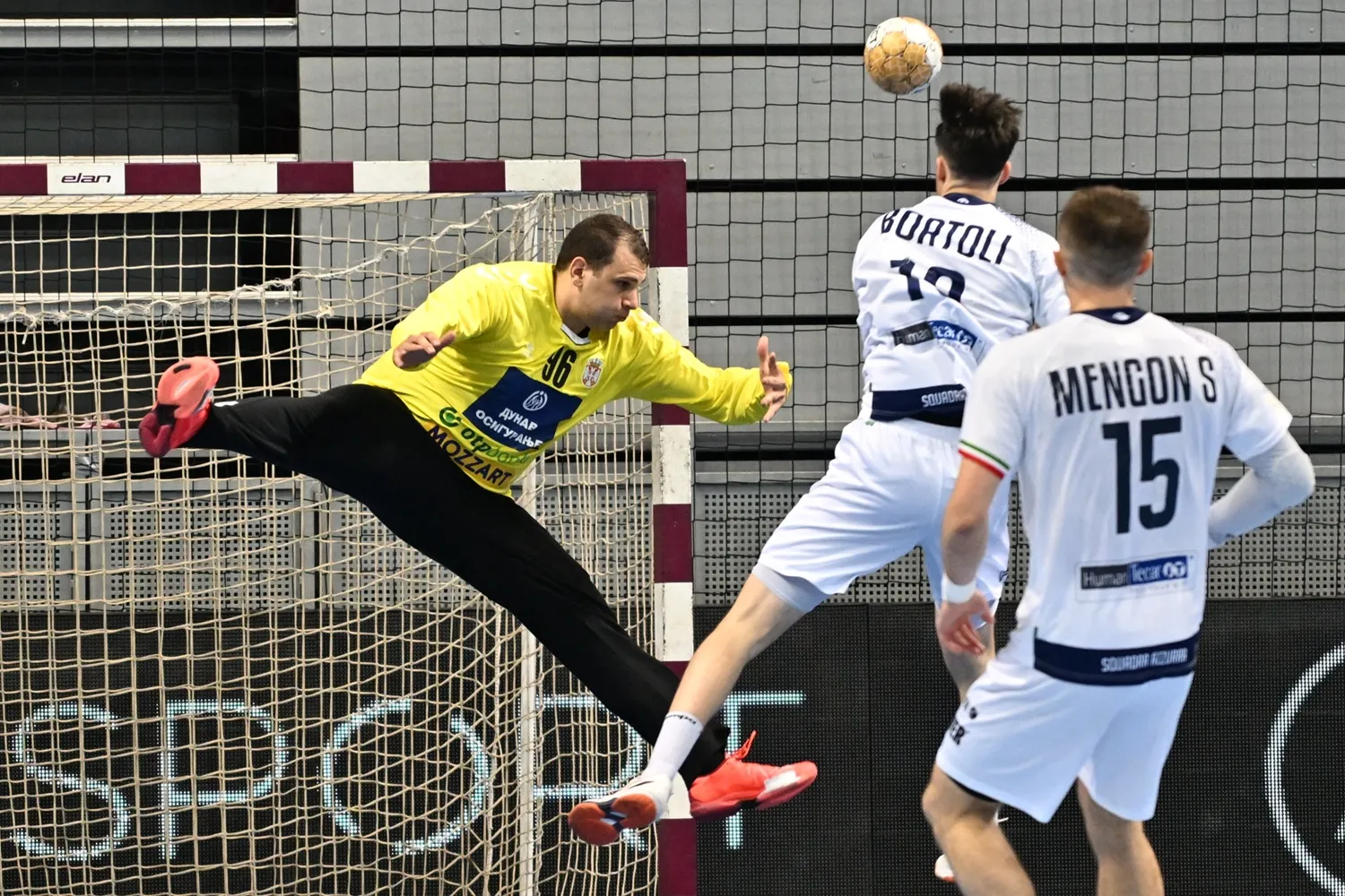 Milosavljev u meču sa Italijom u Kraljevu (©MN Press)