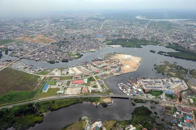 Pogled na Port Harkort iz vazduha (©AFP)