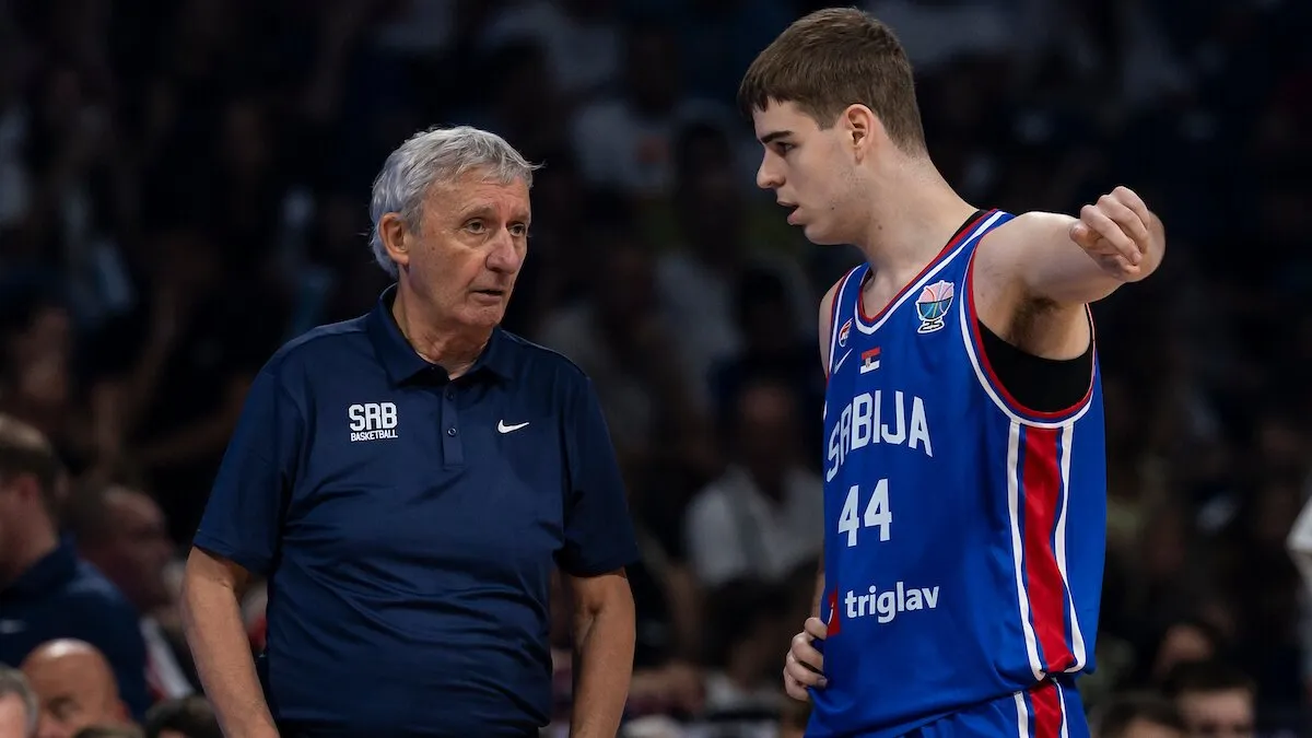 Svetislav Pešić i Nikola Topić (©Star Sport)