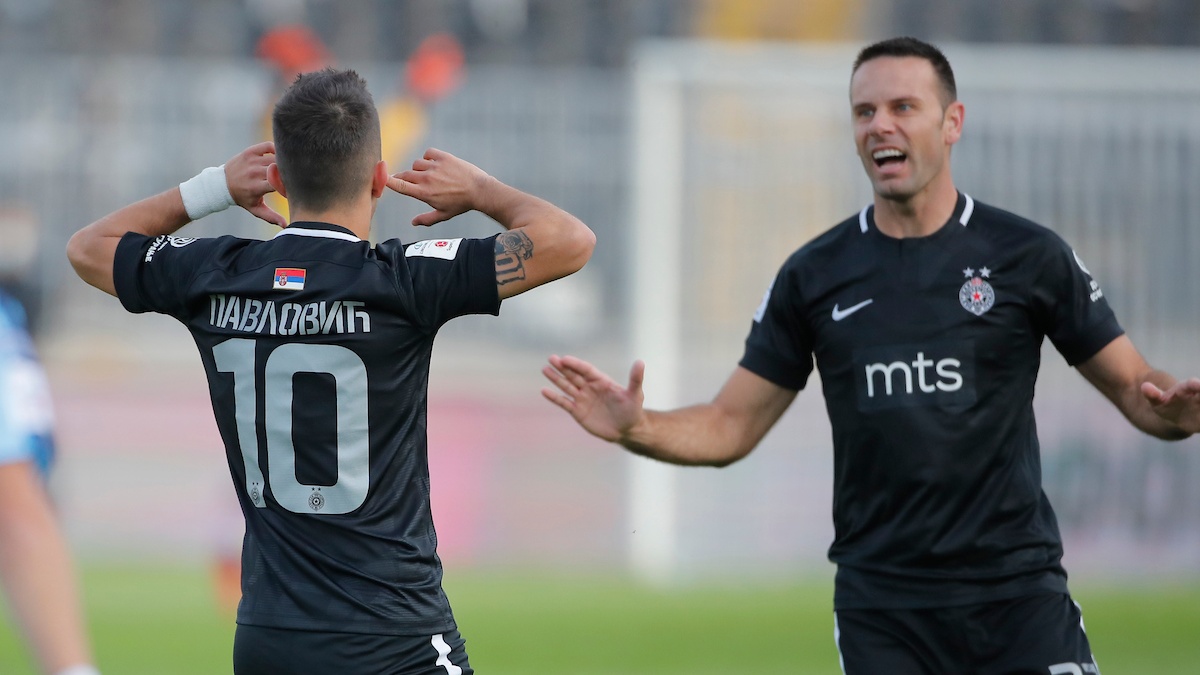 Slavlje gola sa Bojanom Ostojićem (© Star sport)