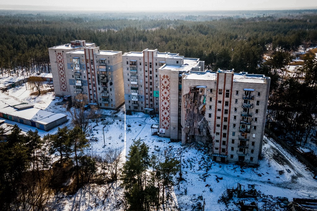 Zgrade u Ukrajini oštećene tokom rata (©AFP)