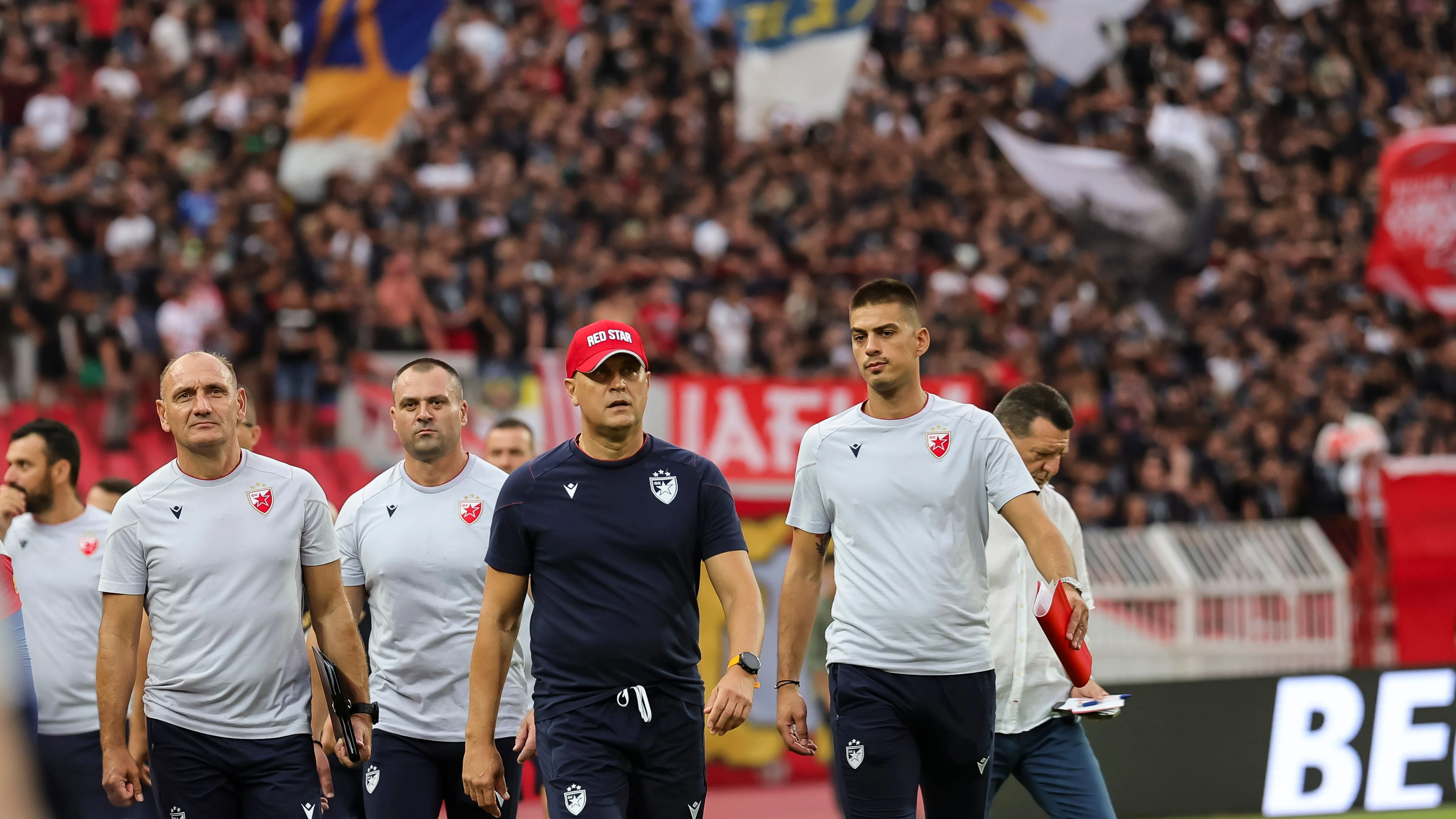 Stručni štab Crvene zvezde (©Starsport)