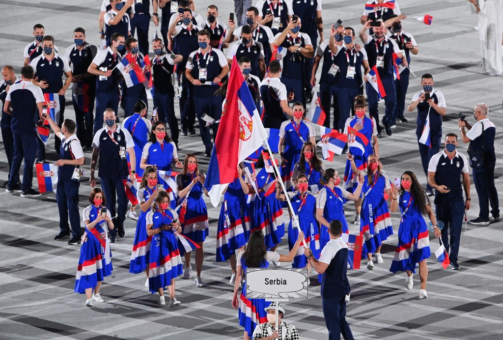 Srpska delegacija u Tokiju (©AFP)