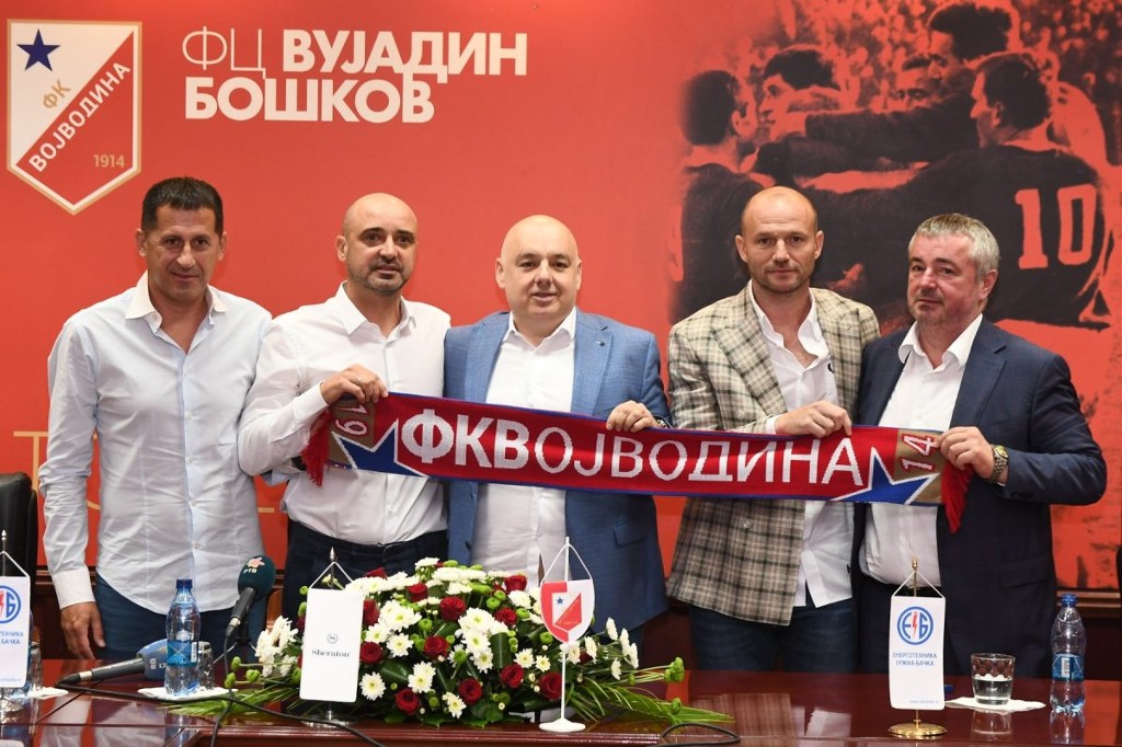 Na promociji novog šefa i sportskog direktora (©FK Vojvodina)