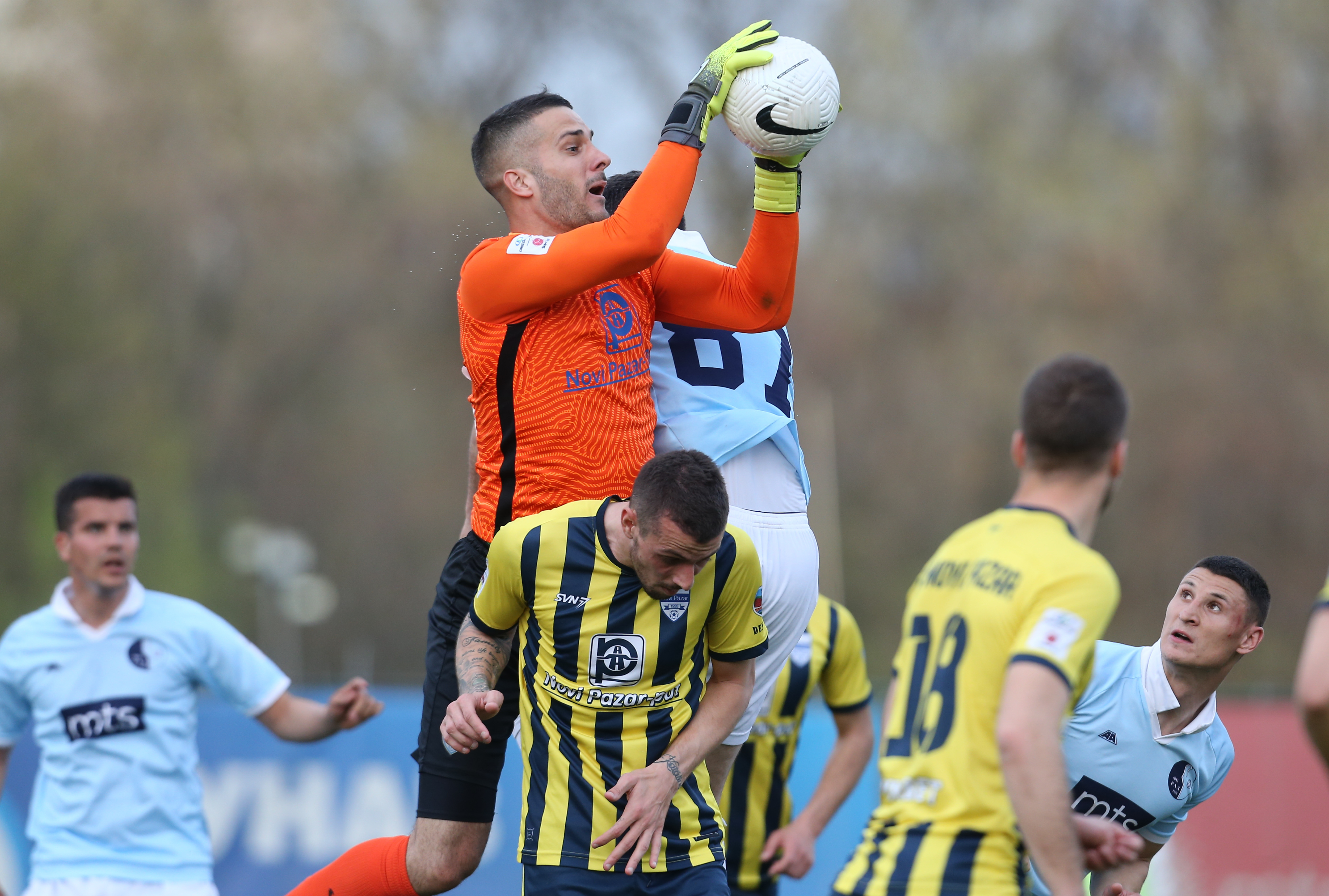 Akcija na utakmici Rad - Novi Pazar
