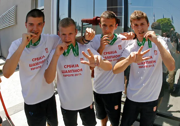 Stefan Čupić, Milan Vojvodić, Nemanja Maksimović, Aleksandar Čavrić (©Starsport)