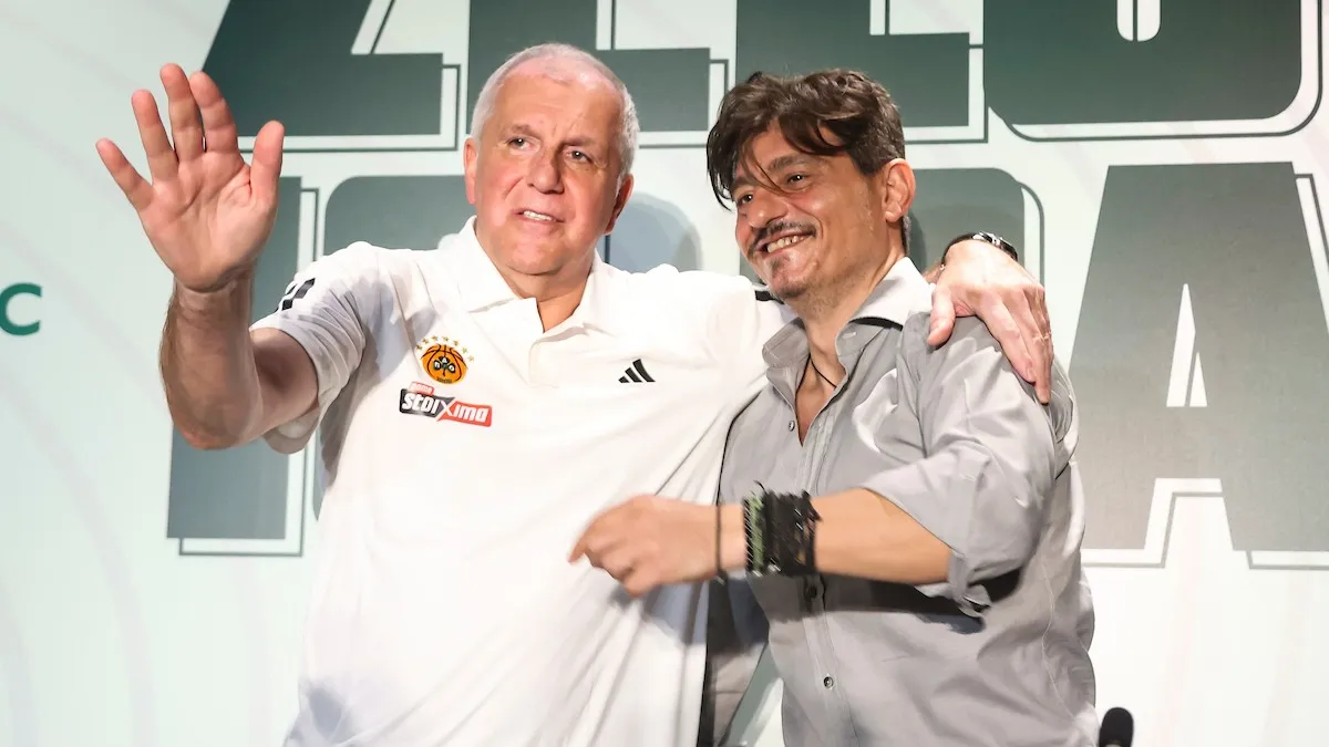 Željko Obradović i Dimitris Janakopulos (©Star Sport)