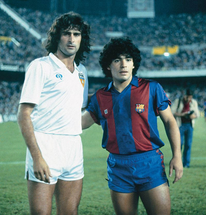 Kempes i Maradona