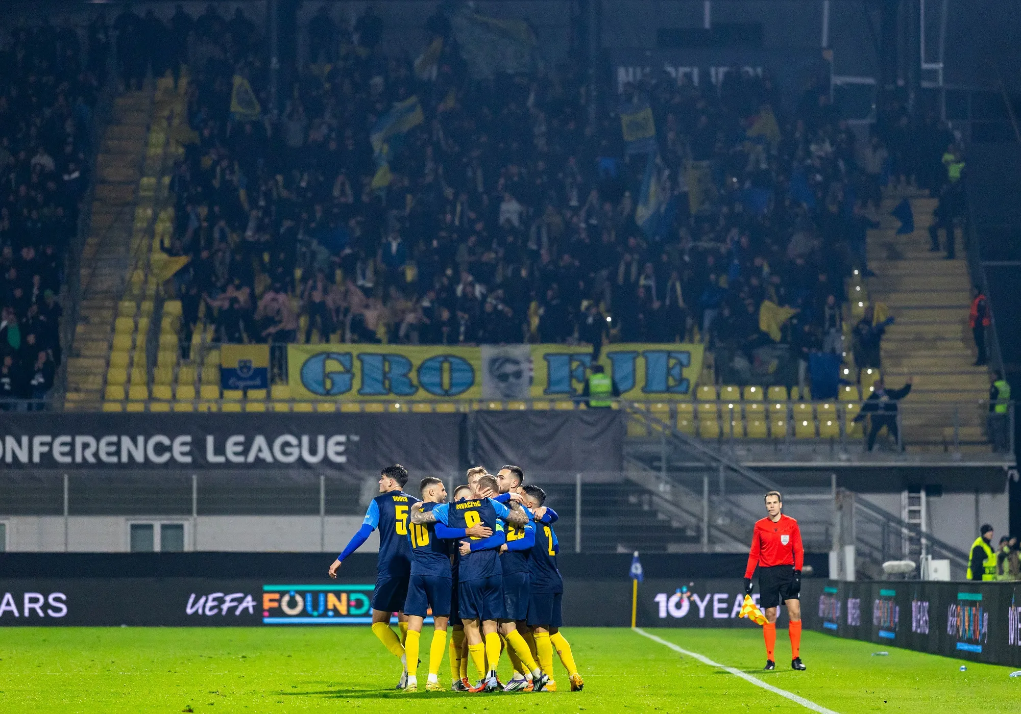 Slavlje fudbalera Celja (©NK Celje)