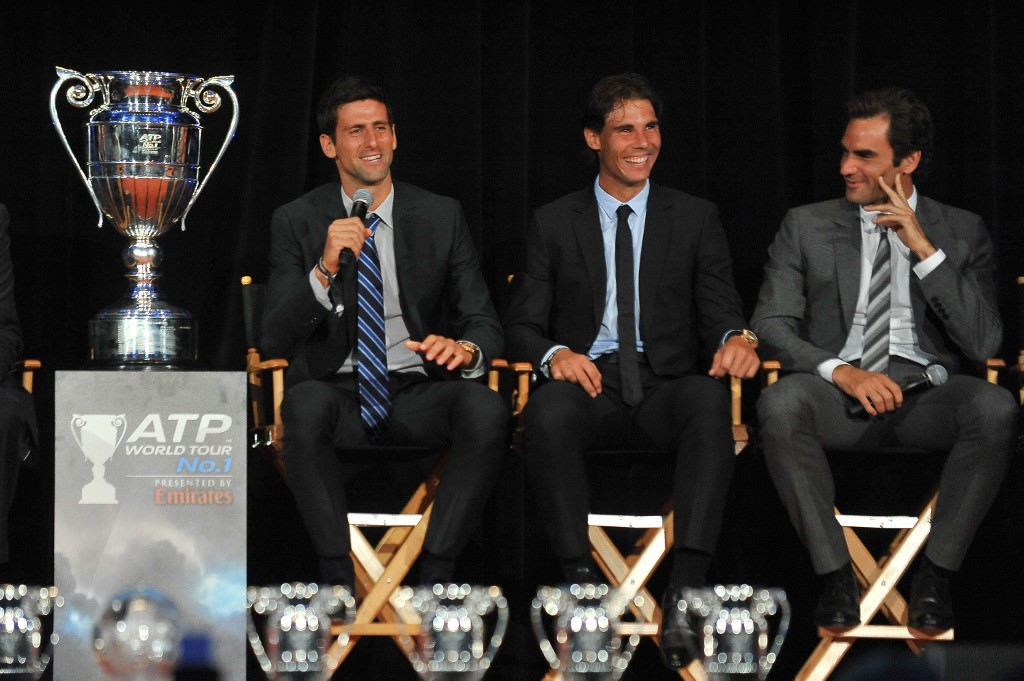 Đoković, Nadal i Federer ©AFP