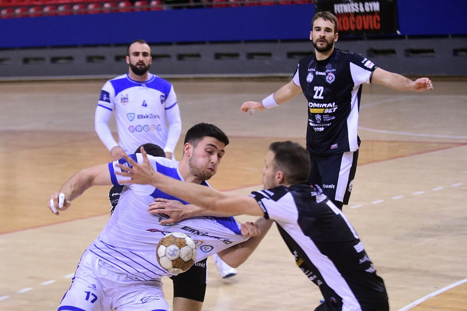 Damjanović u meču sa Partizanom na Banjici (©Starsport)