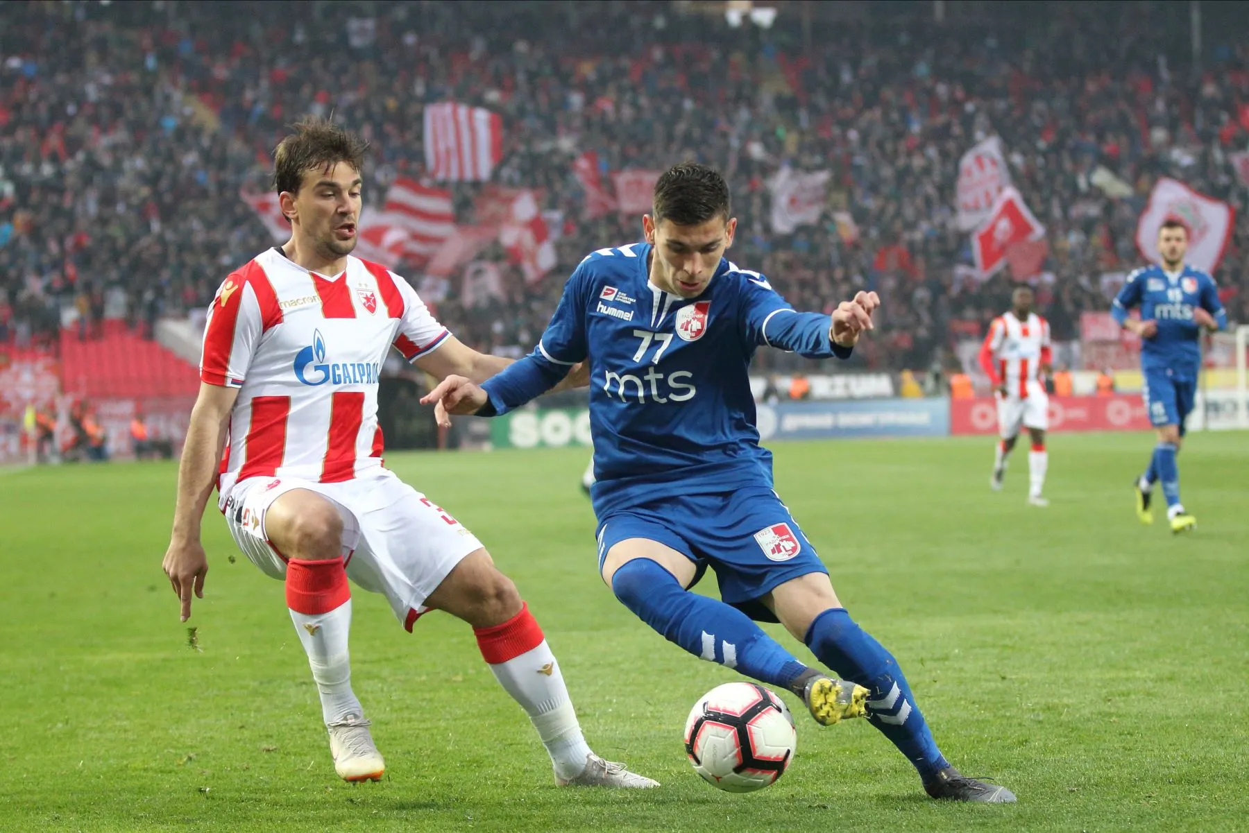 U dresu Radničkog protiv Crvene zvezde (@MNPress)