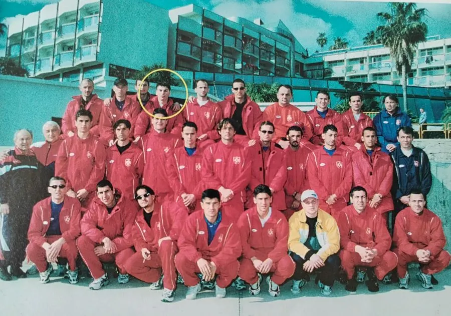 Fotografija sa zimskih priprema Radničkog u sezoni 1999/2000.