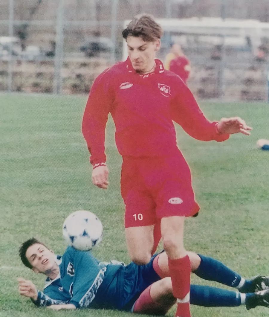 Ivan Krstić Beli na jednoj od prvenstvenih utakmica