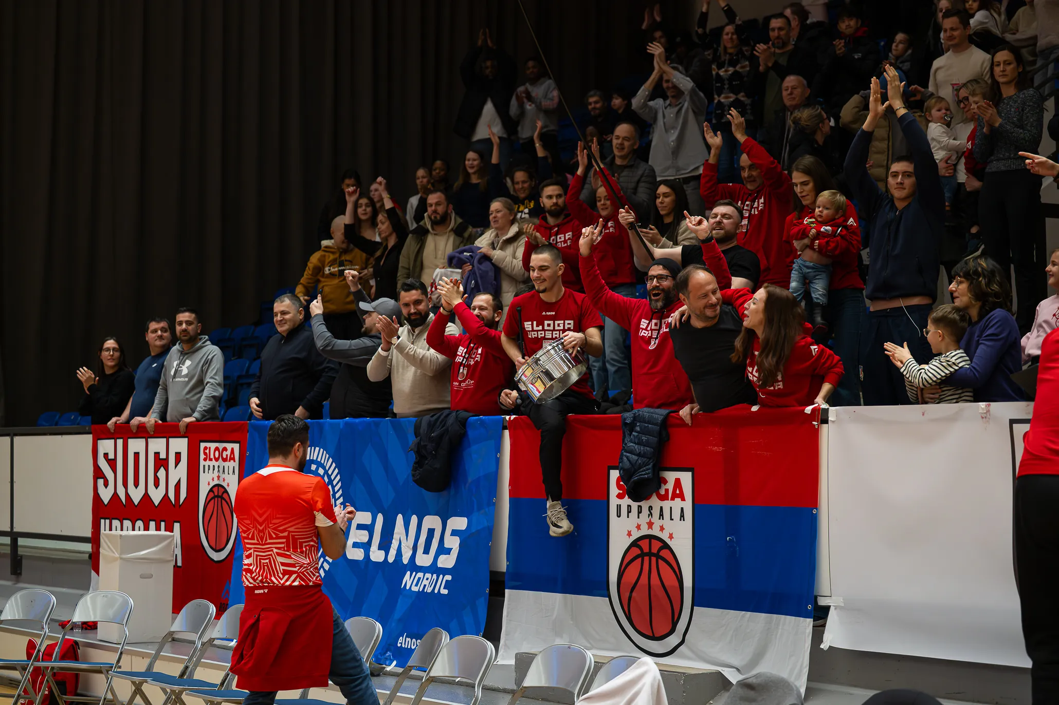 Atmosfera s derbija Upsale (Foto: KK Sloga)