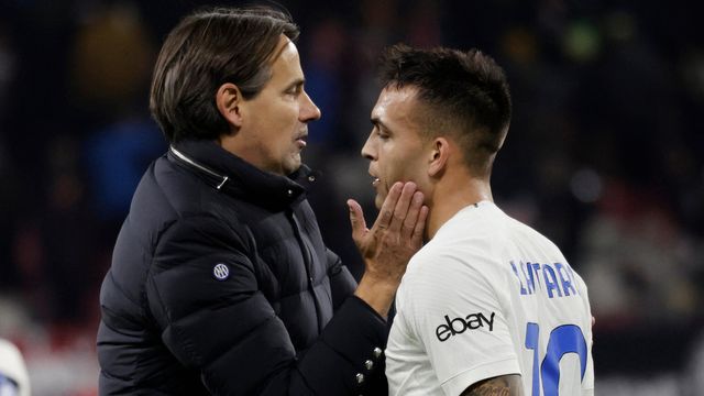 Simone Inzagi i Lautaro Martines (©Reuters)