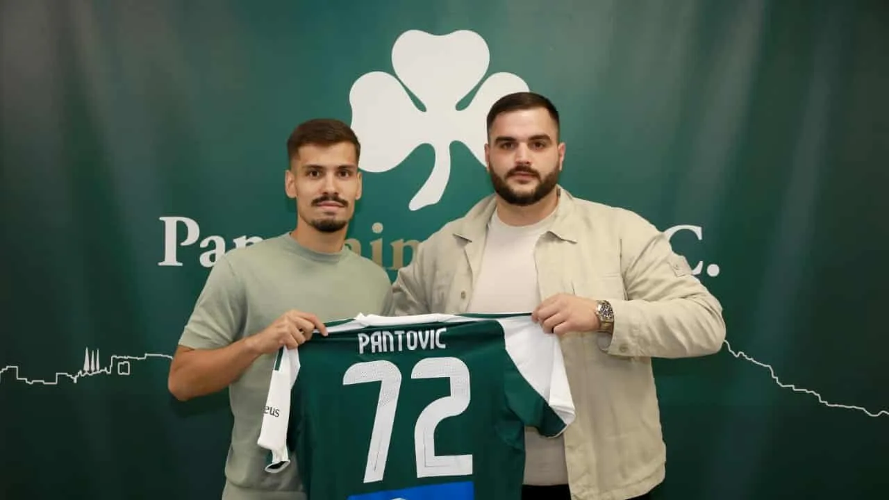 Pantović u društvu menadžera Lazara Kojića